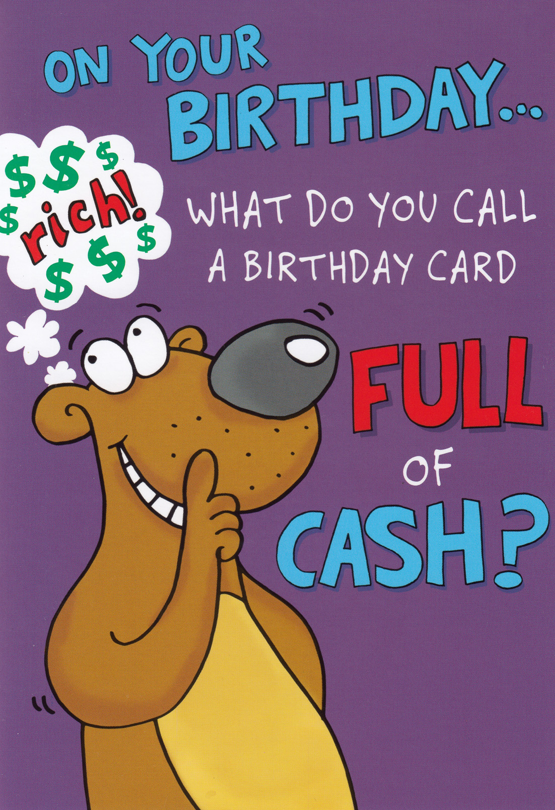 Birthday Card Full Of Cash