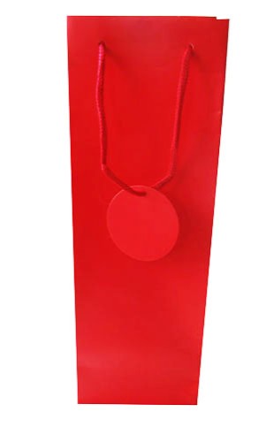 Gift Bag (Bottle): Red