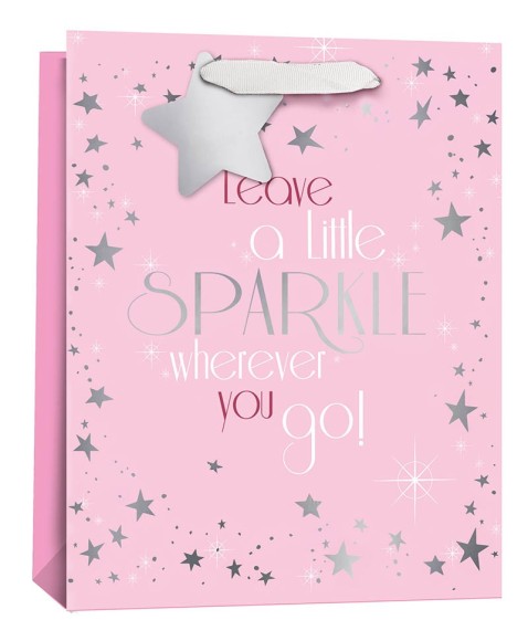 Gift Bag (Medium): A Lil Sparkle Pink