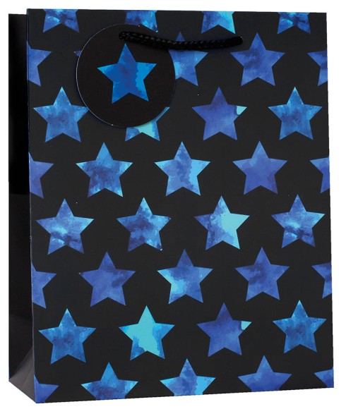 Gift Bag (Medium): Blue Stars