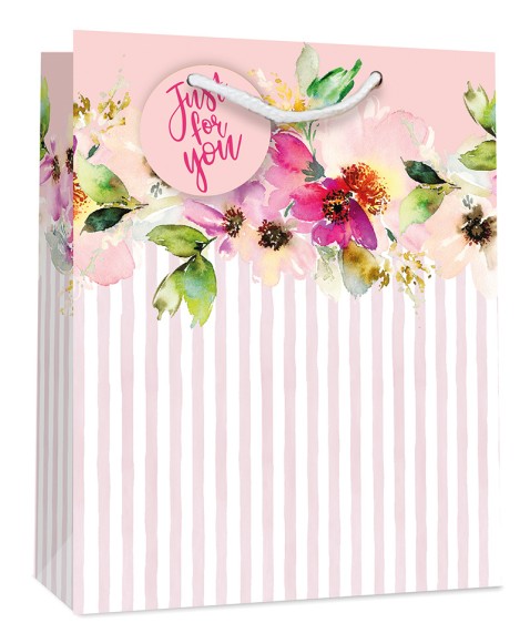 Gift Bag (Small): Pink Floral