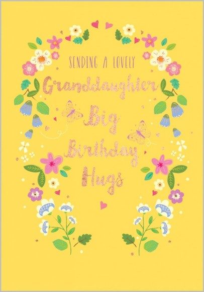 Granddaughter Birthday Hugs