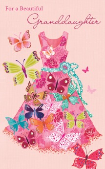 Granddaughter Butterflies Dress