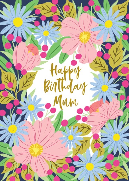 Birthday Mum Summer Border