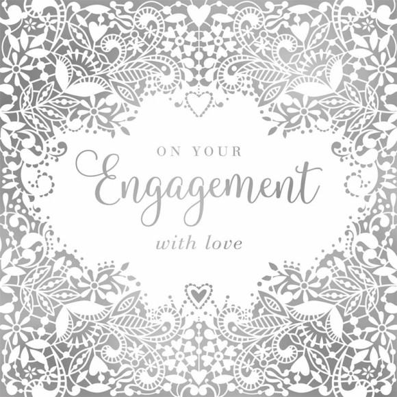 Engagement Silver Floral