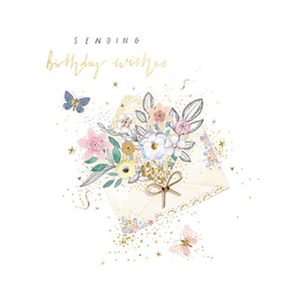 Birthday Floral Envelope