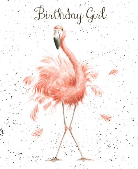 Birthday Girl Flamingo