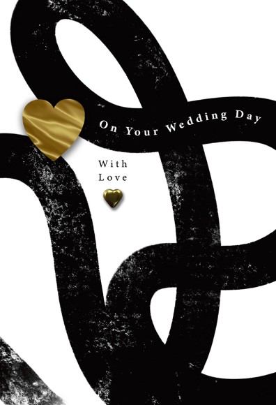 Wedding Day With Love Lines