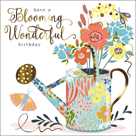 Ditsy Bloom: Watering Can