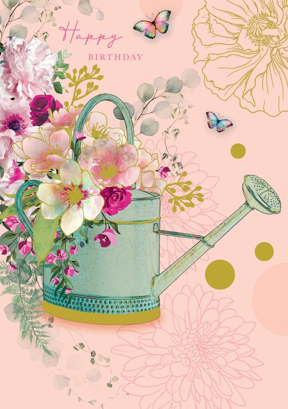 La Fleur: Birthday Watering Can