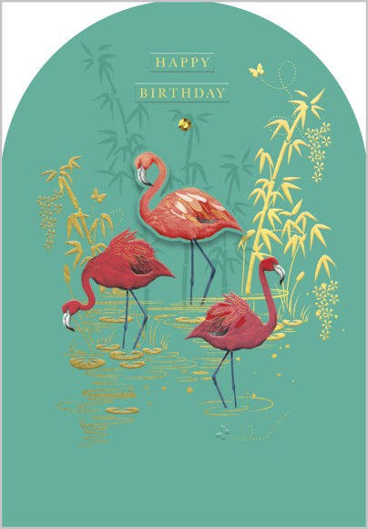 Rococo Blush: Bd Flamingoes