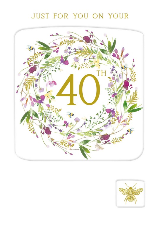 Flower Press: 40Th Birthday