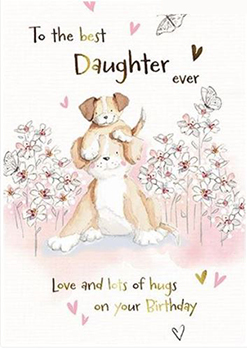 Doggie Hugs: Best Daughter