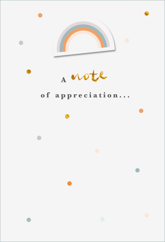 Hallmark: A Note Of Appreciation