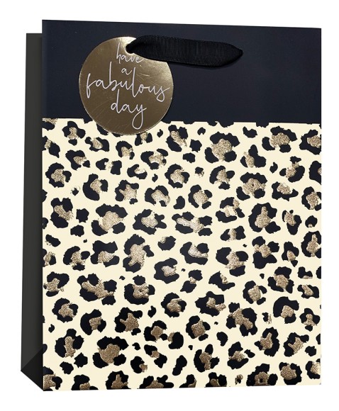 Gift Bag (Medium): Leopard Print