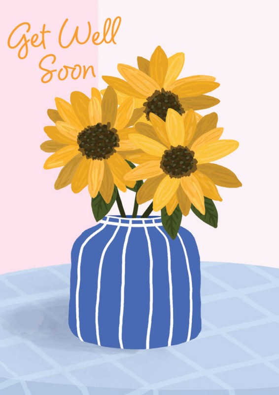 Get Well Sunflowers