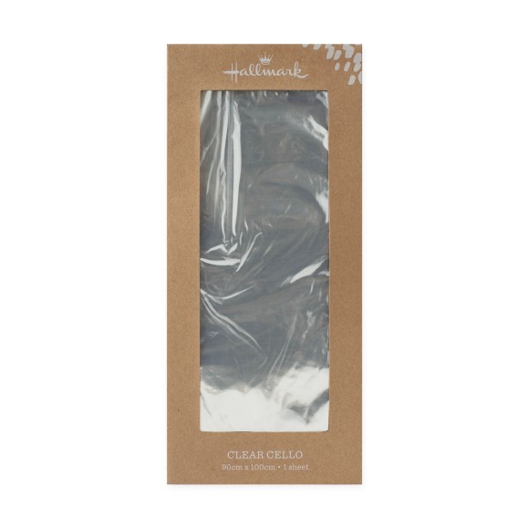 Folded Wrap : Clear Cellophane