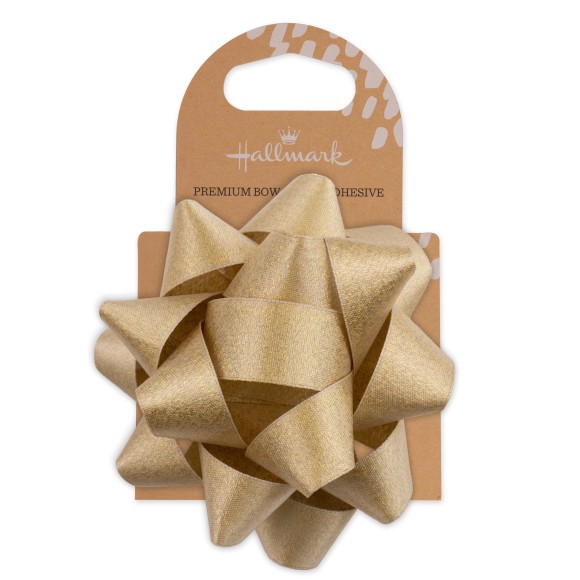 Fabric Bow: Gold
