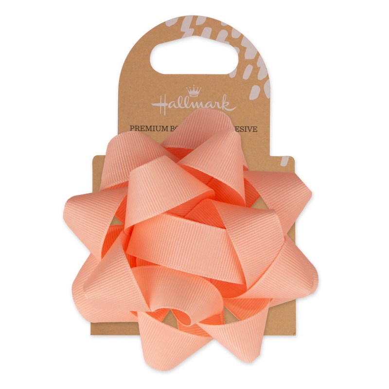 Fabric Bow: Peach