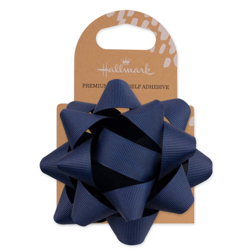 Fabric Bow: Navy Blue