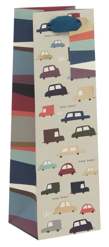 Gift Bag (Bottle): Quirky Cars