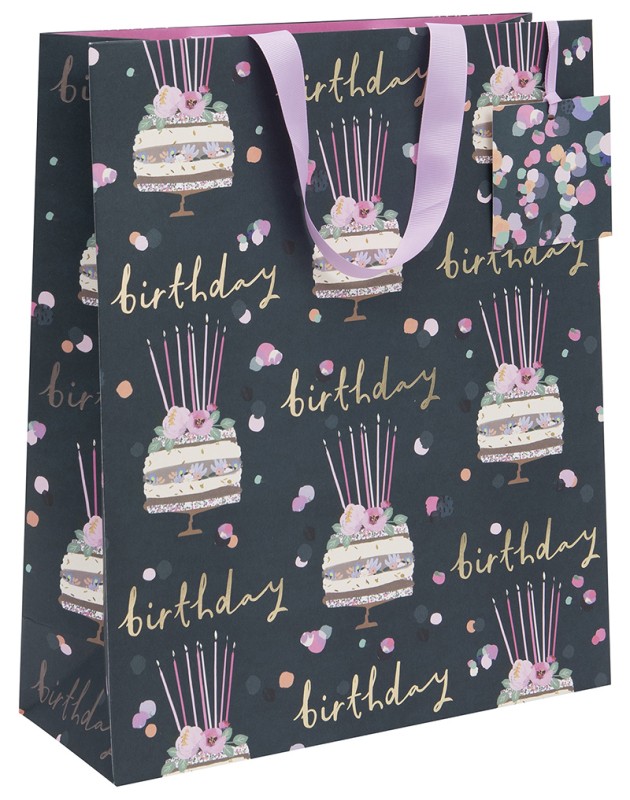 Gift Bag (Shopper): Birthday Cake