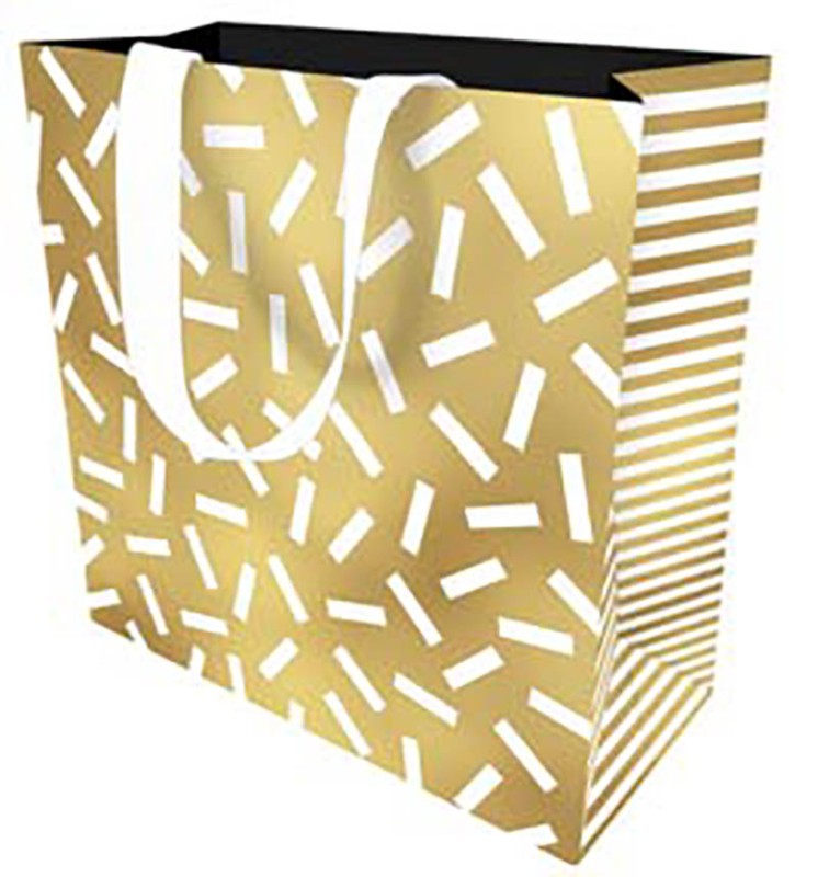 Gift Bag (Medium): Confetti On Gold