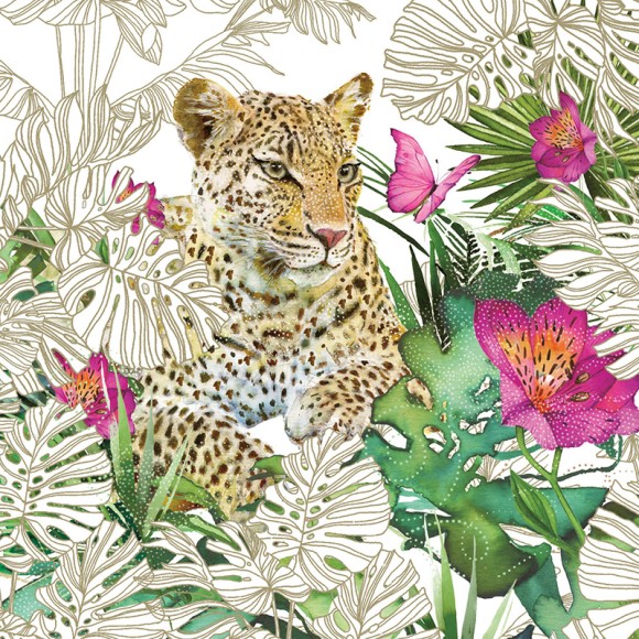 Napkin (Lunch): Leopard