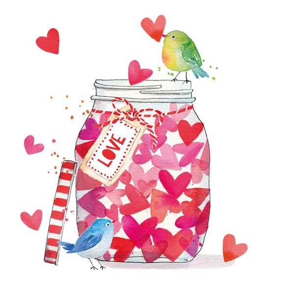 Napkin (Lunch): Jar Of Heart