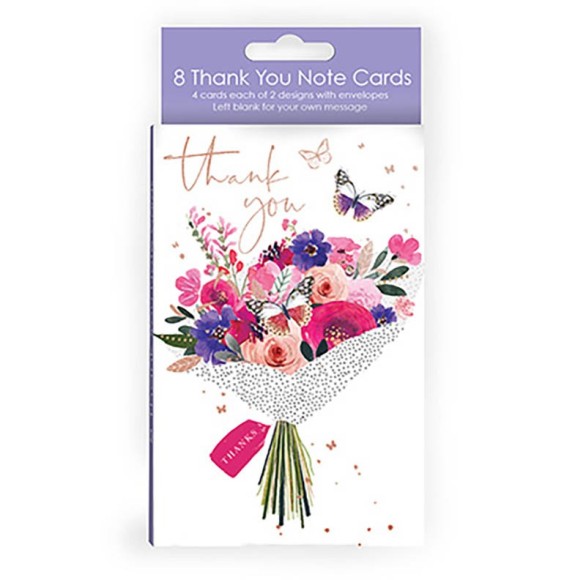 Notecards Thank You Bouquet Envelope