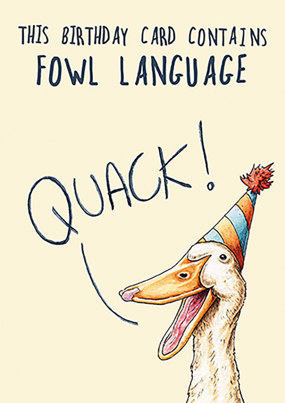 Bewilderbeest Fowl Language