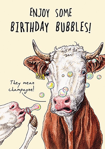 Bewilderbeest Birthday Bubbles