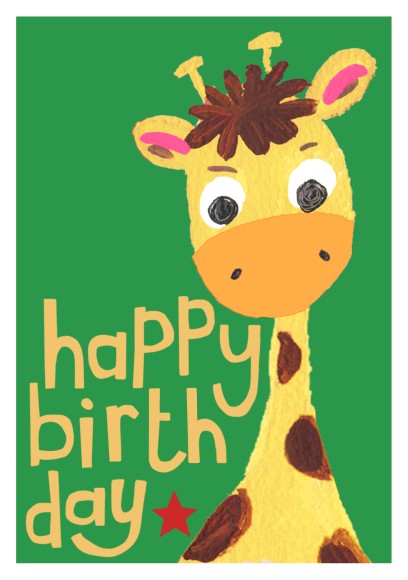 Jamboree Birthday Giraffe