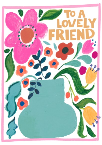 Matisse Birthday Lovely Friend Vase