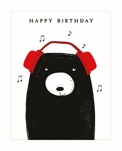 Bear Birthday Headphones