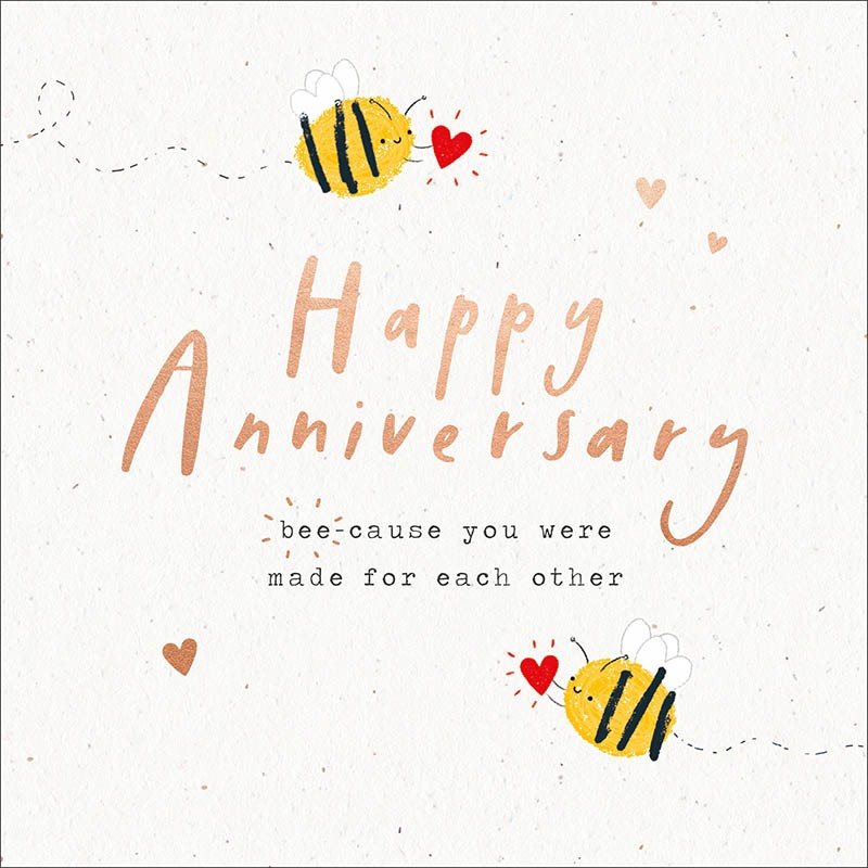 Greeting Card: Pick N Mix Anniversary Bees