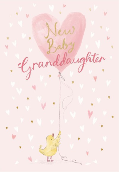 New Baby Granddaughter Heart