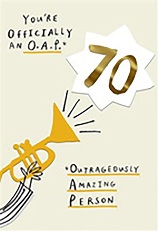 Pressing Matters 70Th Birthday Oap