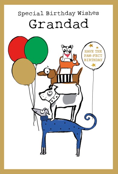 Doodle Grandad Pawfect Bday