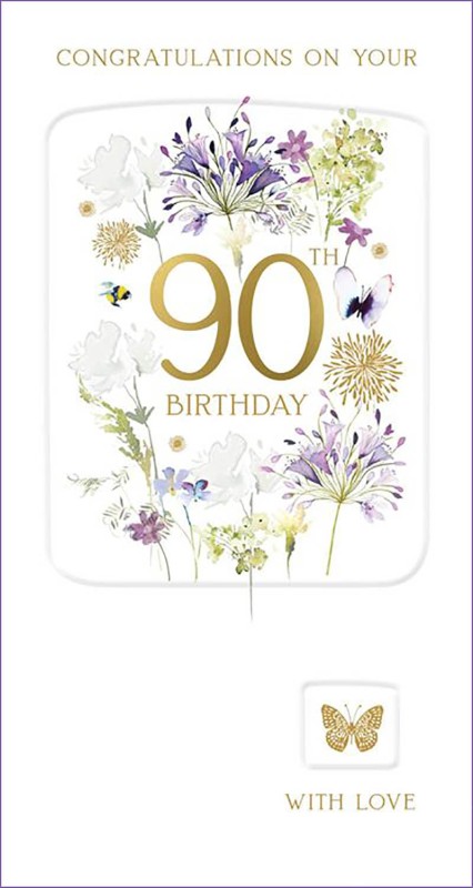 Flower Press Age 90 Fem Prple