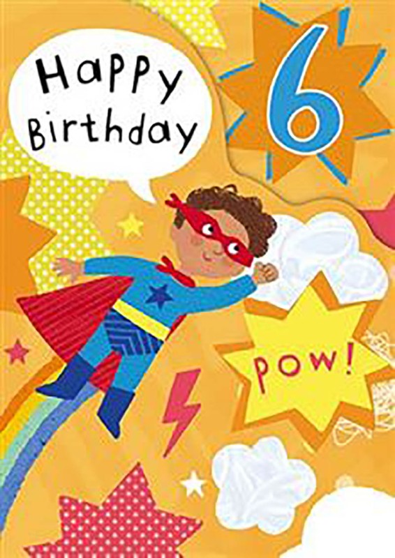 Zoo Bop Age 6 Boy Superhero