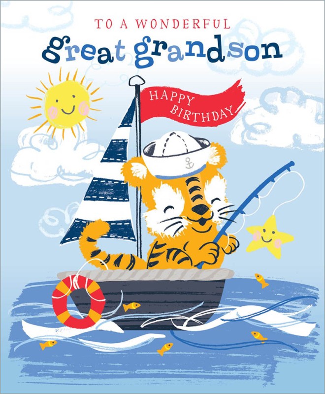 Birthday Great Gson Tiger On Boat