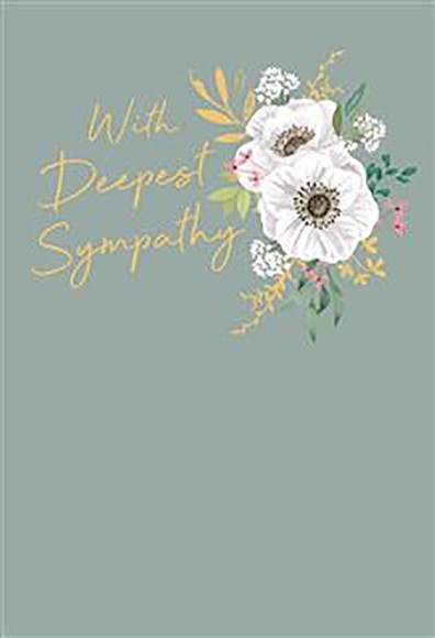 With Deepest Sympathy Anemone