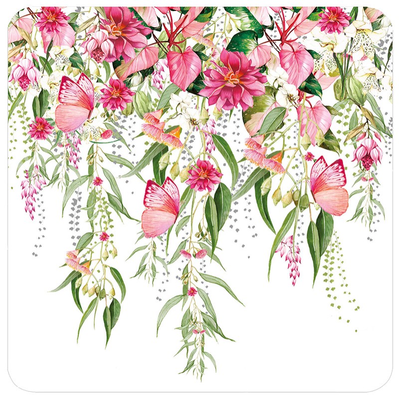 Pizazz Ltd Pink Floral Bflies