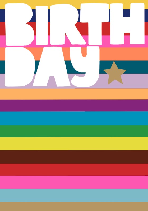 Colour Hub Birthday Stripes