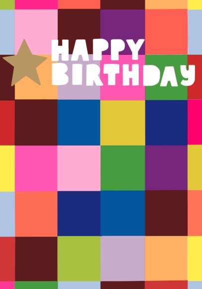 Colour Hub Birthday Multi Checks