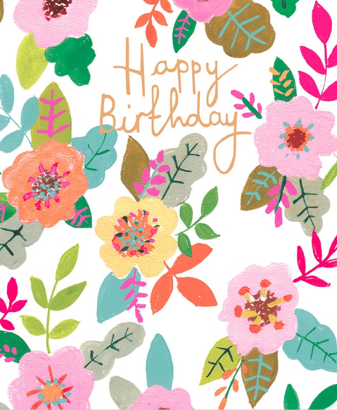 Hunky Dory Birthday Light Floral