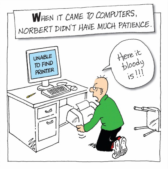 Norbert Unable Find Printer