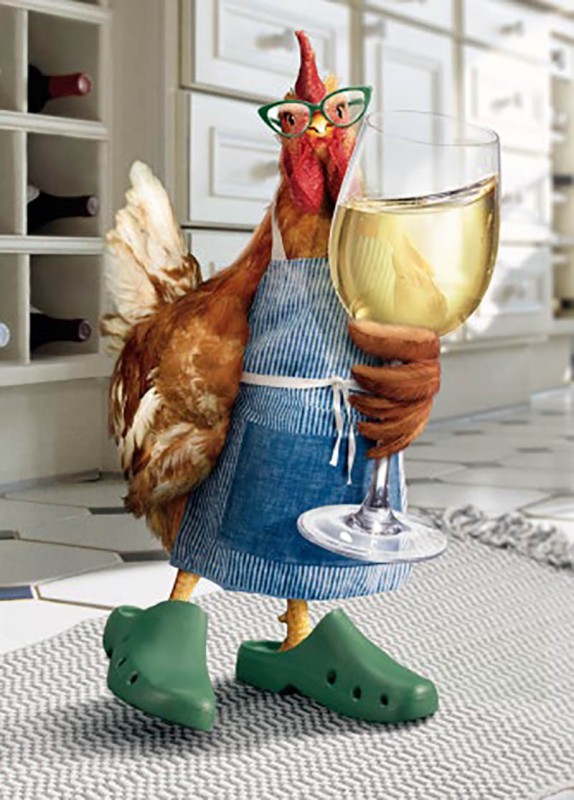 Avanti Chicken Wine Glass