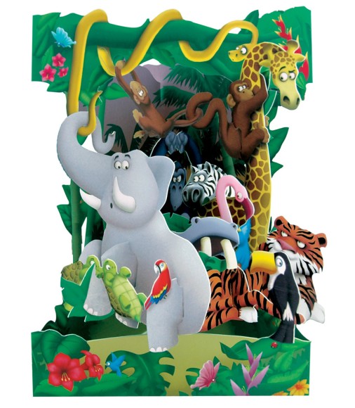 Swing Cards Jungle Animals